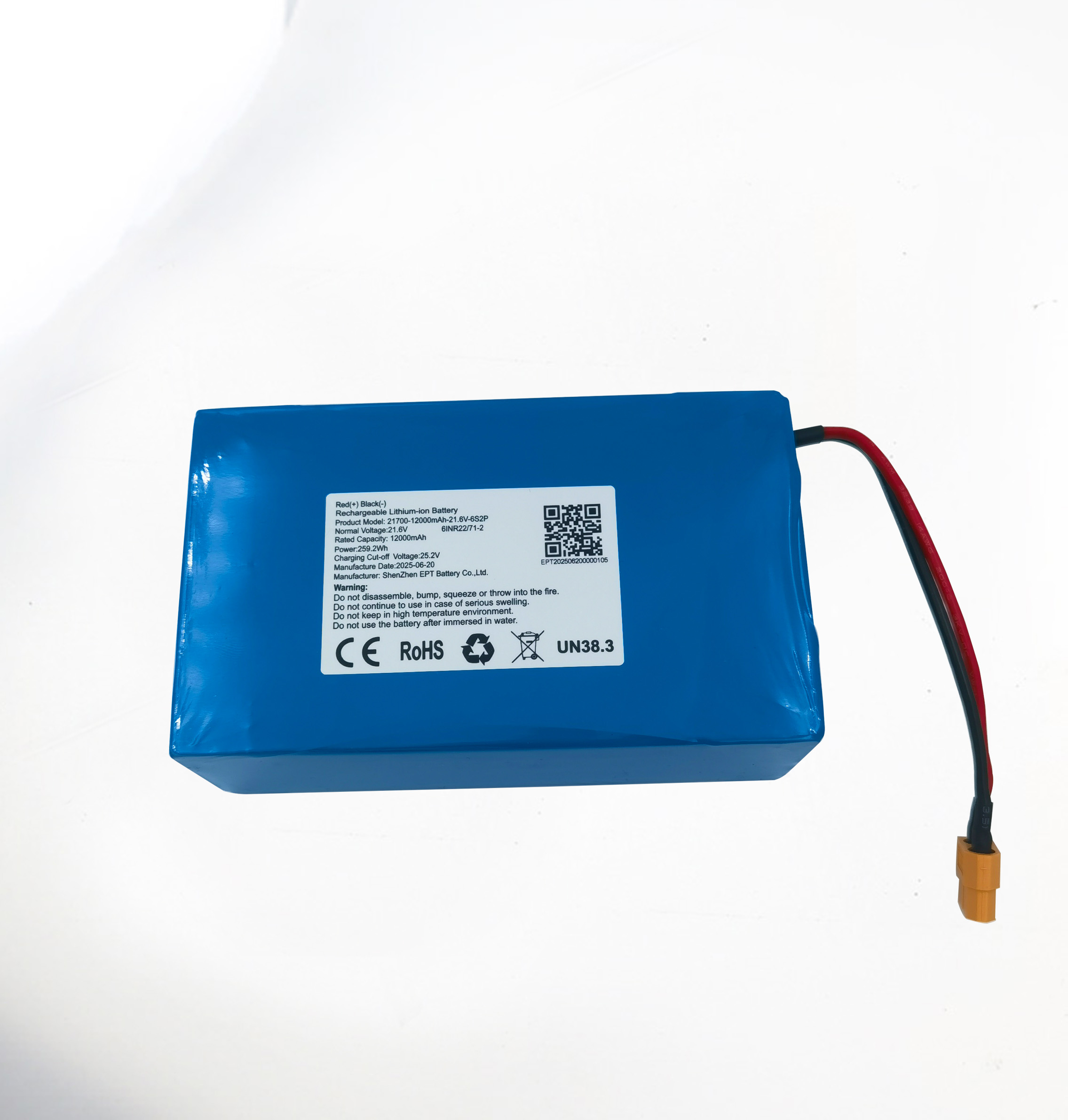 21.6V 12000mAh 海洋巡邏監(jiān)測(cè)無人機(jī)21700電池-6S2P 21.6V 12000mAh 海洋巡邏監(jiān)測(cè)無人機(jī)21700電池-6S2P